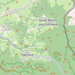 Locatie van Autokempink Hejnice