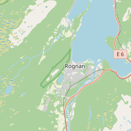 Locatie van Rognan Fjordcamp