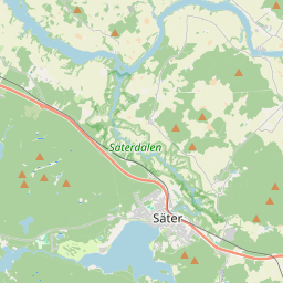 Locatie van Säters Camping