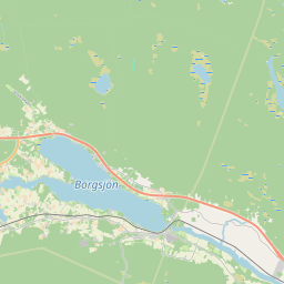 Locatie van Borgsjö Strand Restaurang & Camping