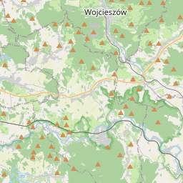 Locatie van Tabor pod Krzywą