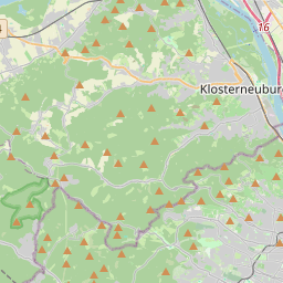 Locatie van Donaupark Camping Klosterneuburg