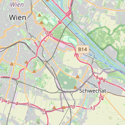 Locatie van MICAMPA Wien Donau