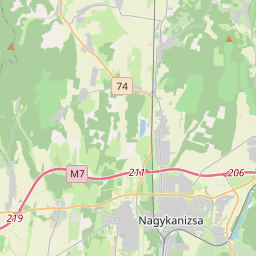 Locatie van Nyírfás Camping & Motel