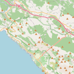 Locatie van Autocamp Biokovo