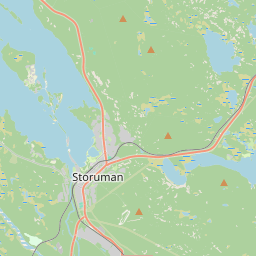 Locatie van Storumans Bad och Camping