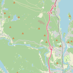 Locatie van Allstaforsens camping