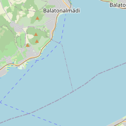 Locatie van Aranypart Üdülőfalu és Kemping