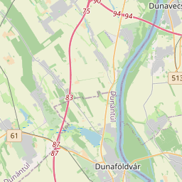 Locatie van Kék Duna Kemping