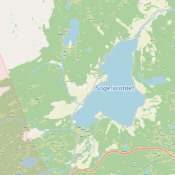 Locatie van Sagelvvatn Vertshus & Camping
