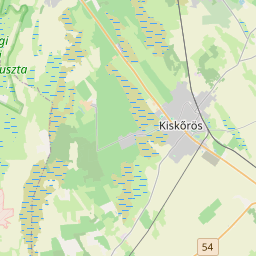 Locatie van Kemping Kiskunhalas