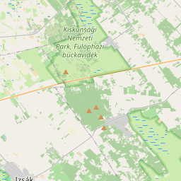 Locatie van Izsáki Horgász és Pihenöpark