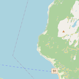 Locatie van Svensby Tursenter