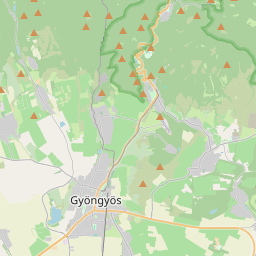 Locatie van Mátrafüredi Ifjúsági Tábor