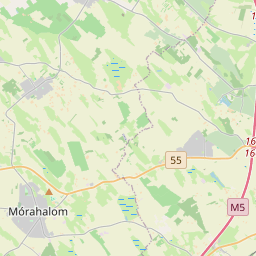 Locatie van Sziksósfürdő kemping