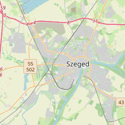 Locatie van Partfürdő Kemping