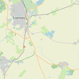 Locatie van Termál Kemping Szentes