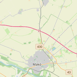 Locatie van Camping Motel Makó