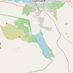 Locatie van Gällivare Camping