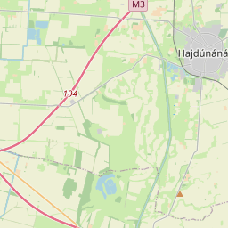 Locatie van Termál Kemping Hajdúnánás