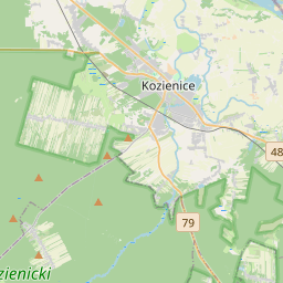 Locatie van Kozienickie Centrum Rekreacji i Sportu