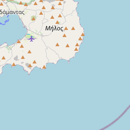Locatie van Milos Camping Achivadolimni