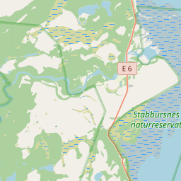 Locatie van Stabbursdalen Resort