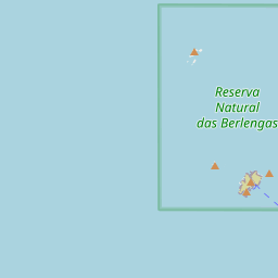 Locatie van Parque de Campismo das Berlengas