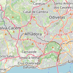 Locatie van Lisboa Camping