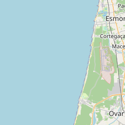 Locatie van Parque de Campismo de Esmoriz
