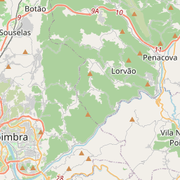 Locatie van Parque de Campismo de Coimbra