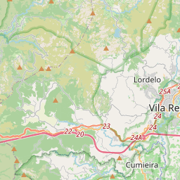 Locatie van Parque de Campismo de Vila Real