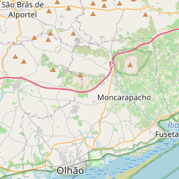 Locatie van Parque de Campismo do Sindicato dos Bancários do Sul e Ilhas - Olhão