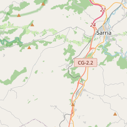 Locatie van Camping Vila de Sarria
