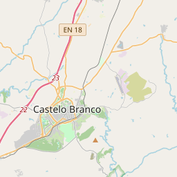 Locatie van Parque de Campismo de Castelo Branco