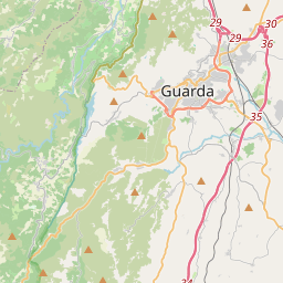 Locatie van Parque de Campismo Municipal da Guarda