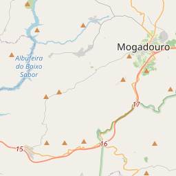 Locatie van Parque de Campismo de Mogadouro