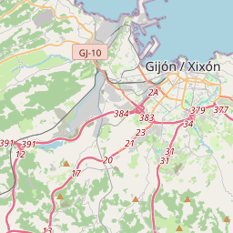 Locatie van Camping Gijón