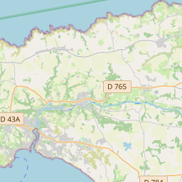 Locatie van Camping de Kersiny-Plage