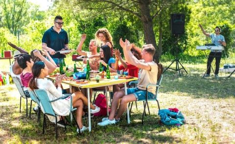 Plek bij Camping Amsterdam Gardens