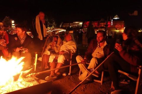 Plek bij Camping Amsterdam Gardens