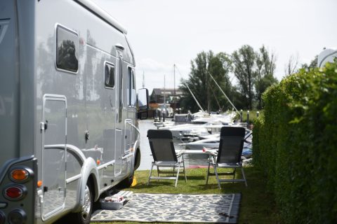 Plek bij Recreatiepark De Oude Maas