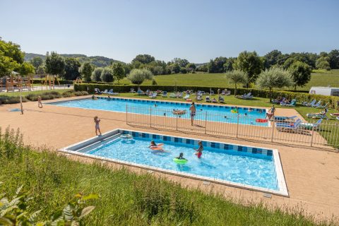 Plek bij Terrassencamping Osebos