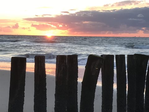 Plek bij Mini-camping Victoria — Zonsondergang blijft bijzonder