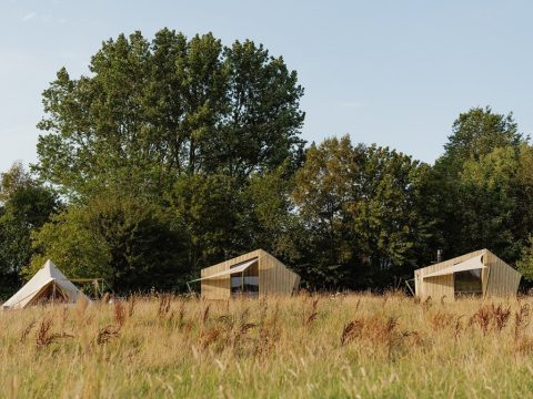 Plek bij it Dreamlân — Kamperen op de terp