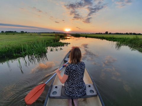Plek bij it Dreamlân — Vanaf de camping kanoën naar Kollum