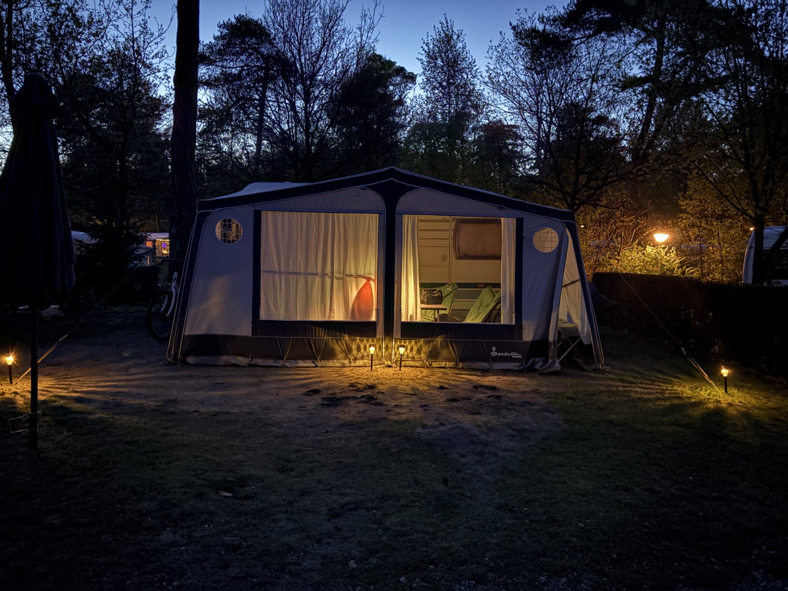Avond op de camping